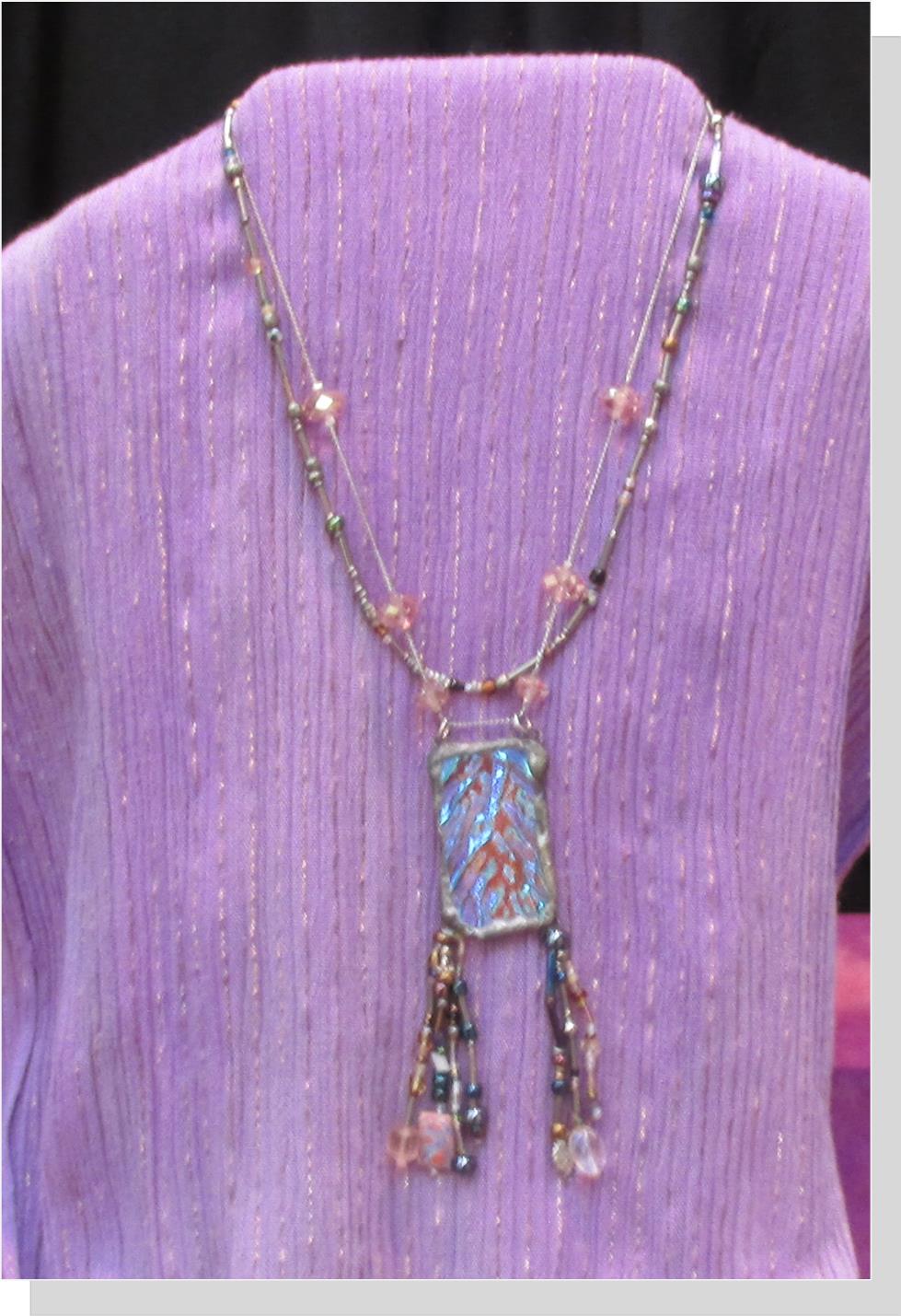 Glass and Bead Necklace, Artisans United Gallery, Hummer Rd, Annandale, VA